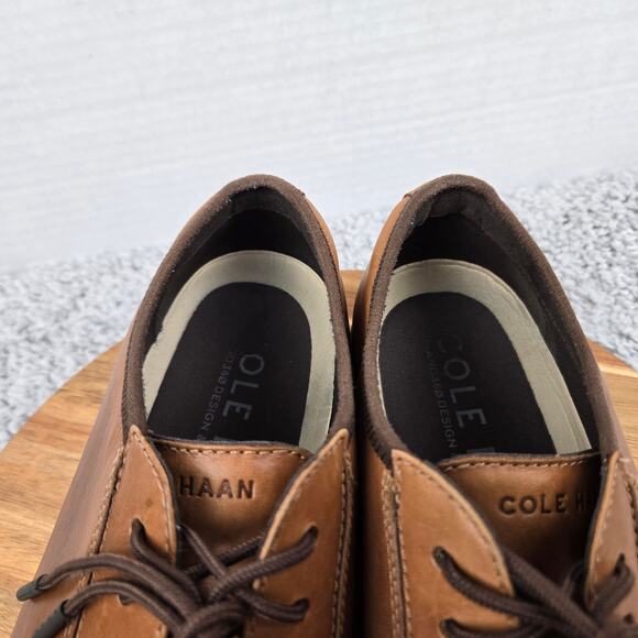 Cole Haan Mens 12M Grand Ambition Postman British Tan Leather Casual Oxford Shoe